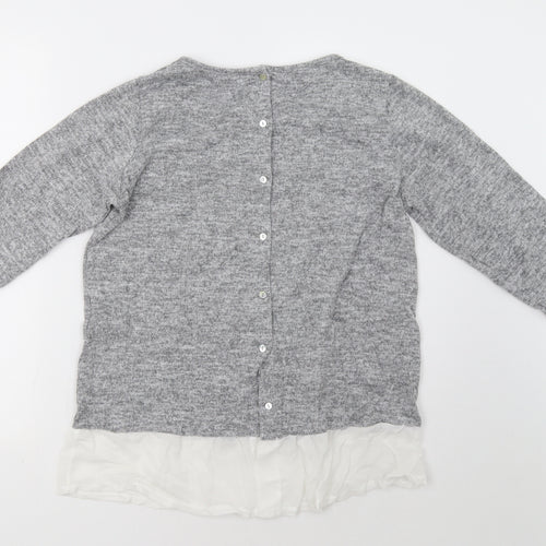 bellambria Womens Grey   Pullover Sweatshirt Size XL