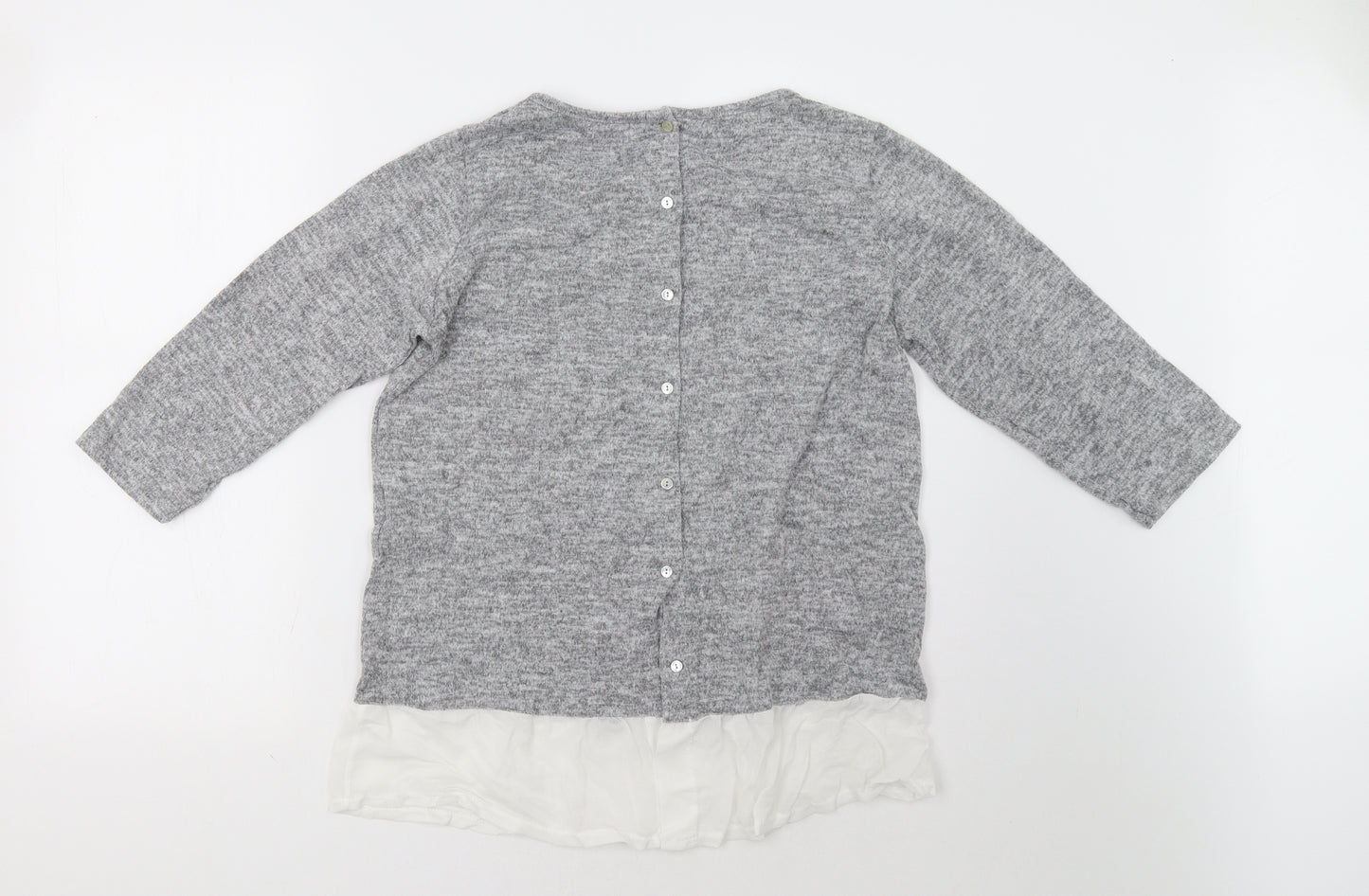 bellambria Womens Grey   Pullover Sweatshirt Size XL