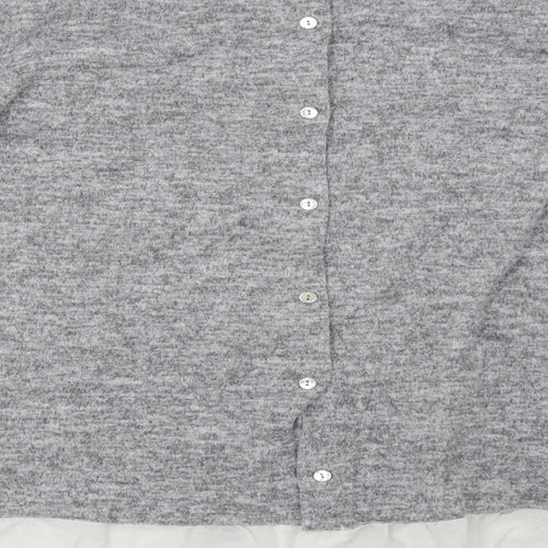 bellambria Womens Grey   Pullover Sweatshirt Size XL