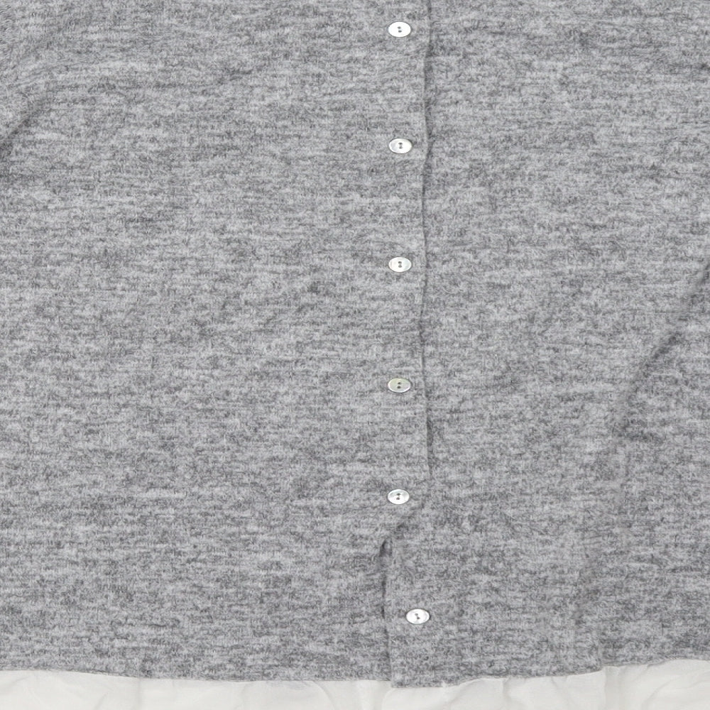 bellambria Womens Grey   Pullover Sweatshirt Size XL