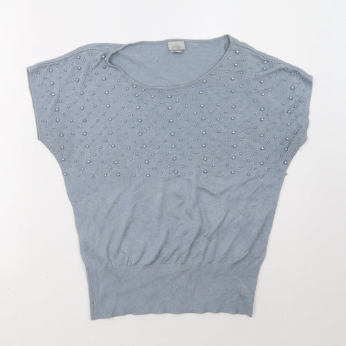 H&M Womens Blue   Pullover Sweatshirt Size S