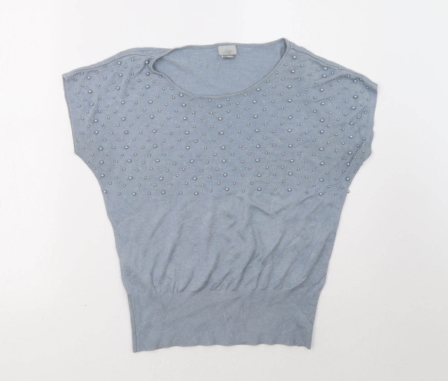 H&M Womens Blue   Pullover Sweatshirt Size S