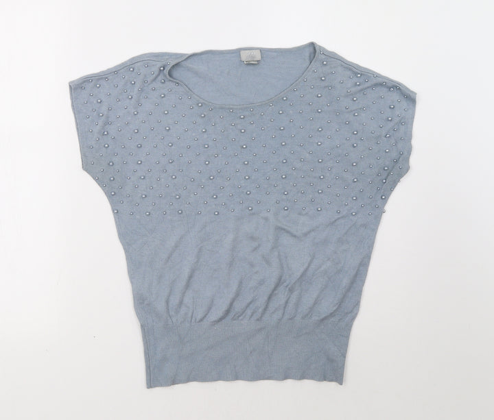 H&M Womens Blue   Pullover Sweatshirt Size S