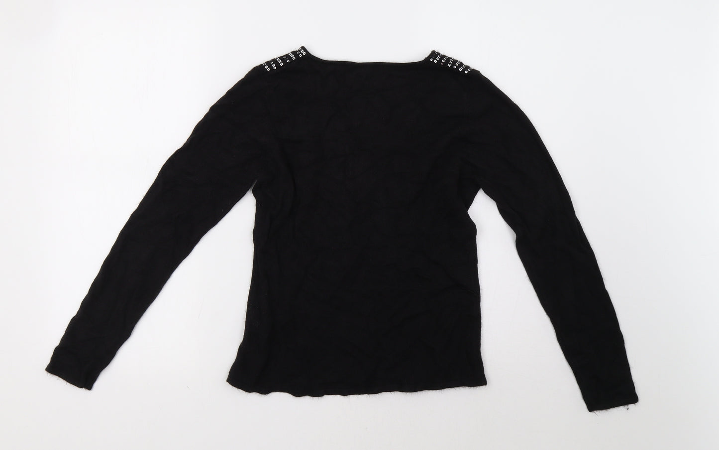 Debenhams Womens Black   Pullover Sweatshirt Size 12