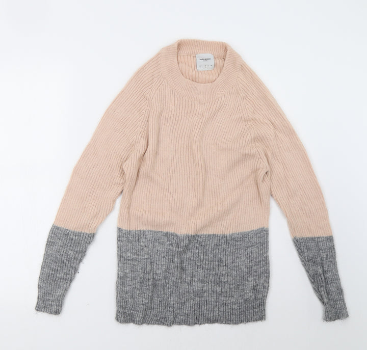 VERO MODA Womens Pink   Pullover Sweatshirt Size M