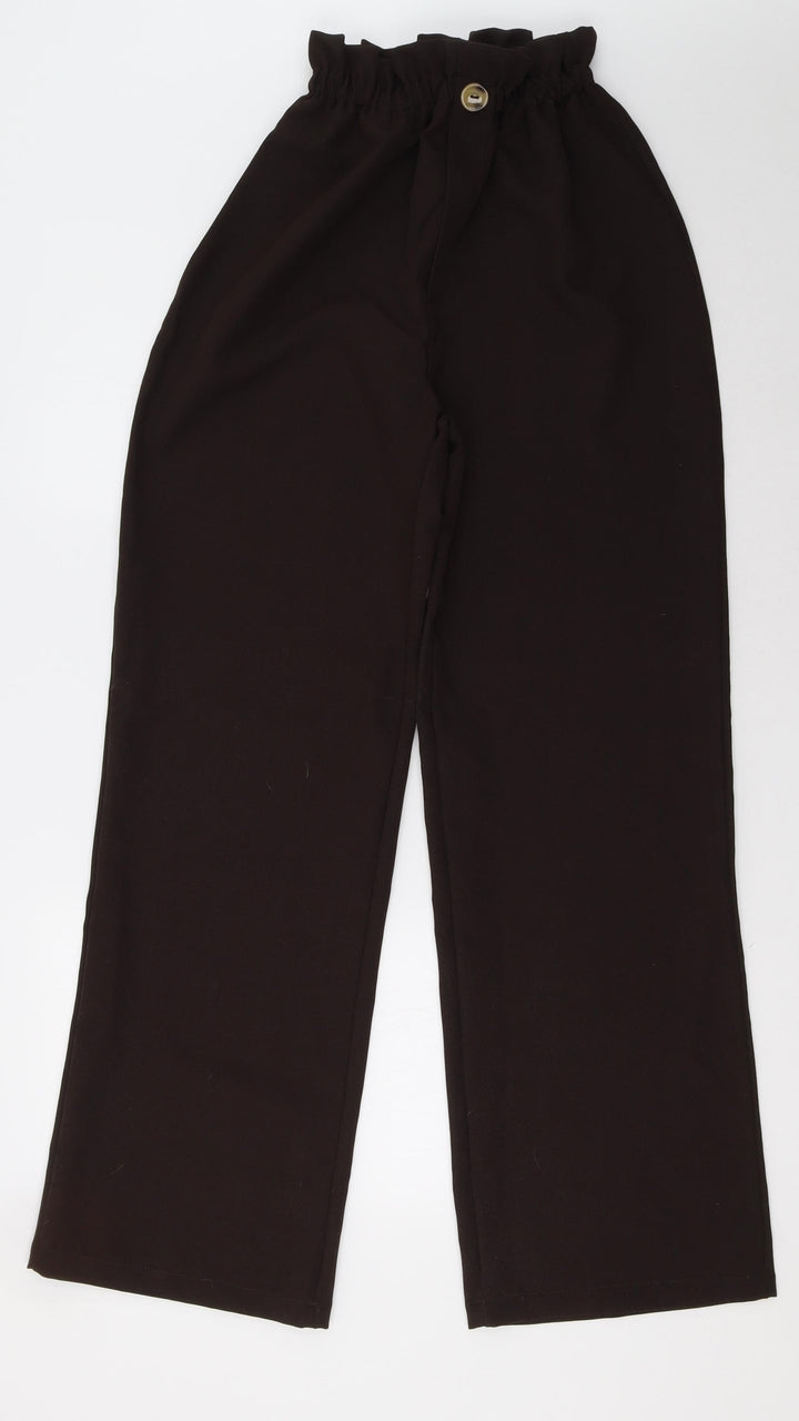 Missguided Womens Brown   Trousers  Size 4 L32 in