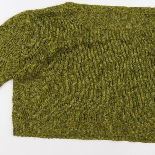 H&M Womens Green   Pullover Sweatshirt Size 6