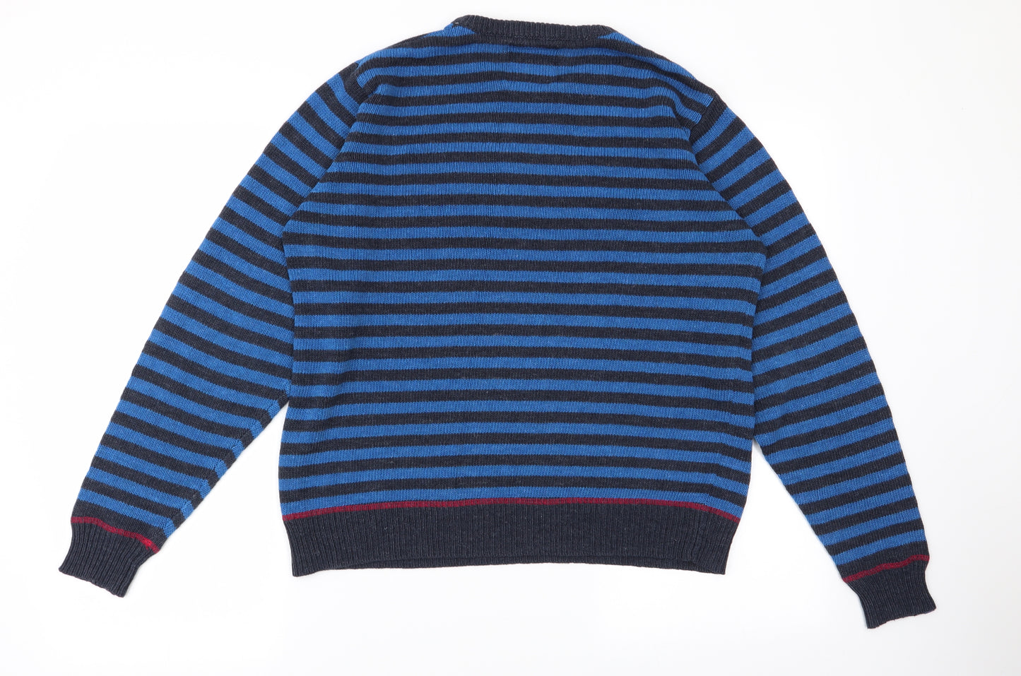 Preworn Mens Multicoloured Striped  Pullover Jumper Size S