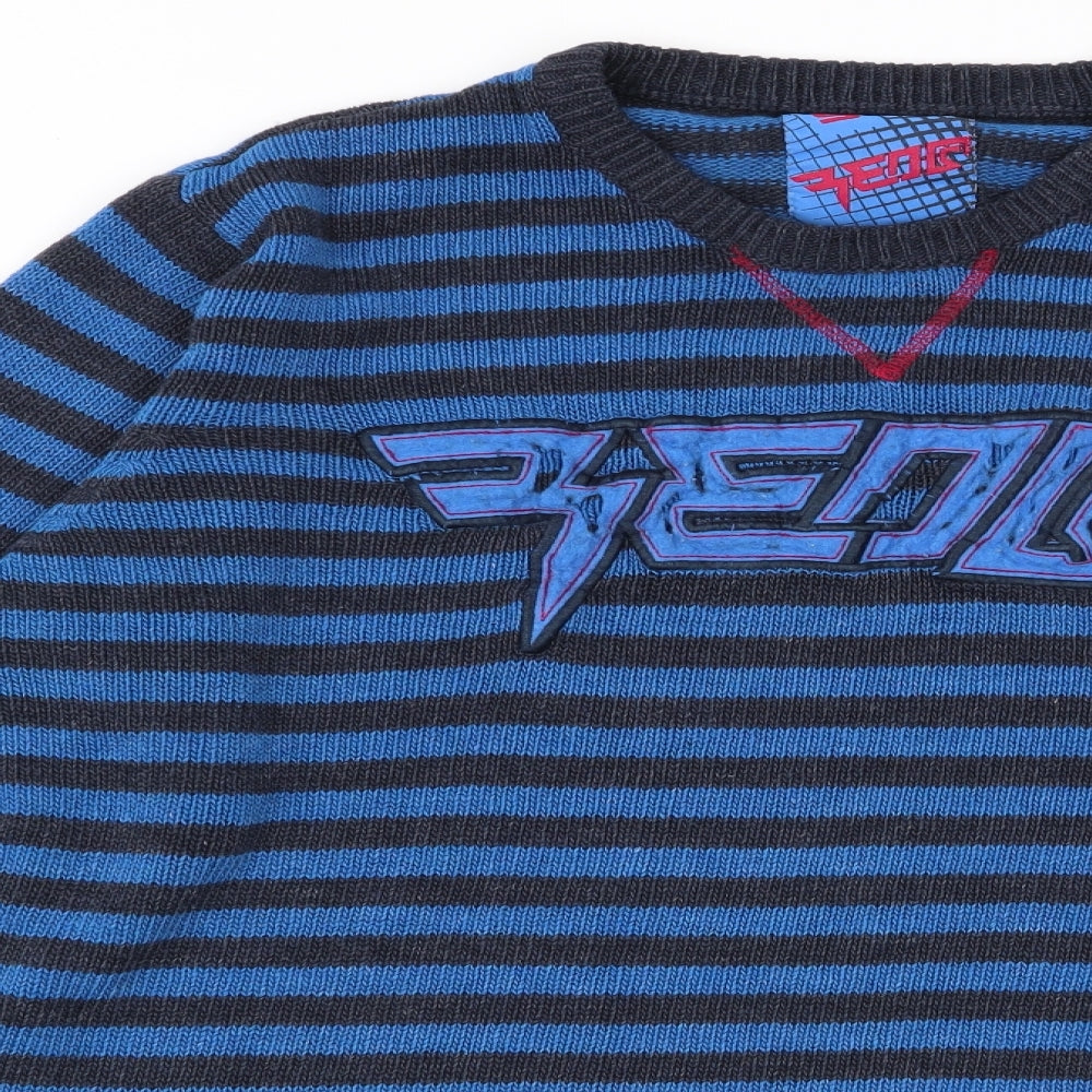 Preworn Mens Multicoloured Striped  Pullover Jumper Size S