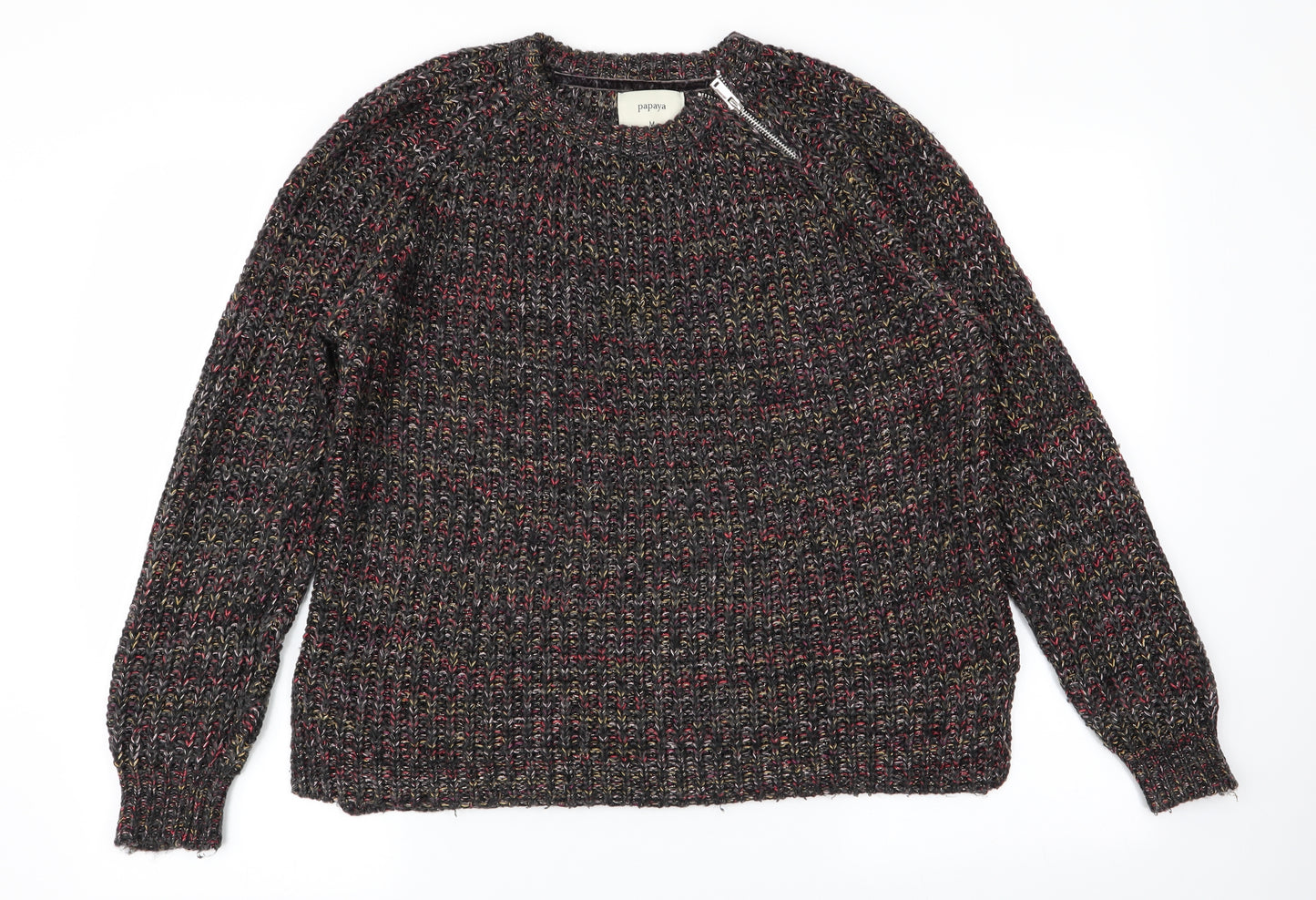 Papaya Womens Multicoloured   Pullover Jumper Size M