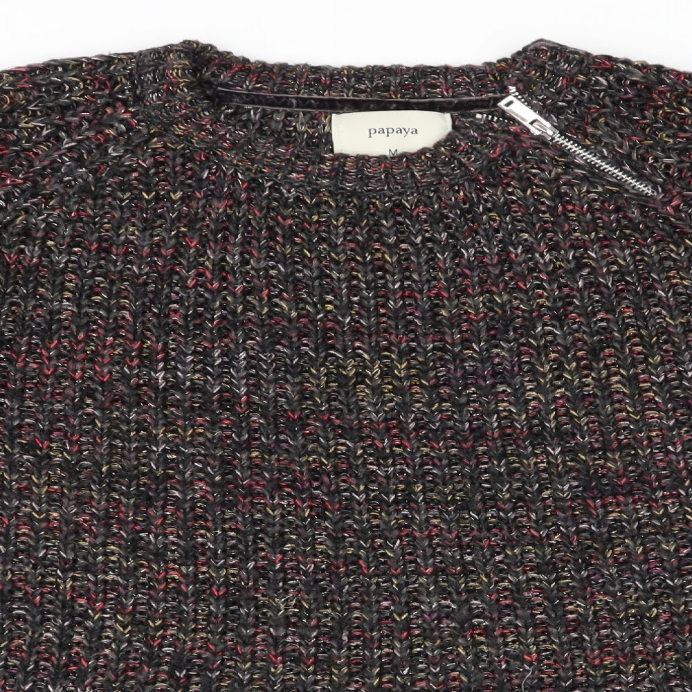Papaya Womens Multicoloured   Pullover Jumper Size M