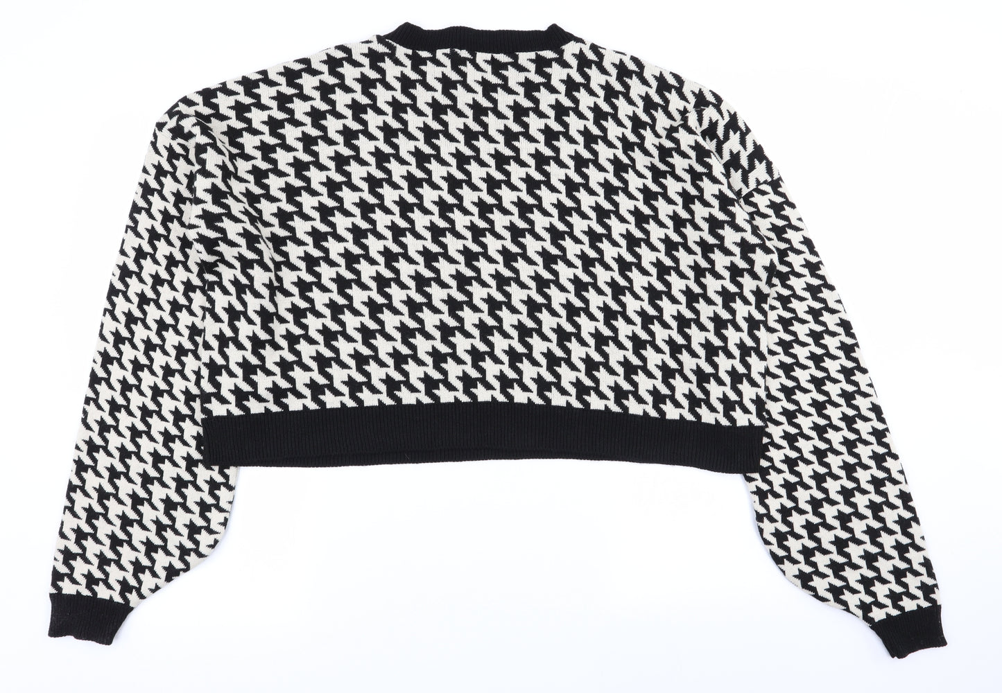 I SAW IT FIRST Womens Multicoloured Herringbone  Pullover Jumper Size 8