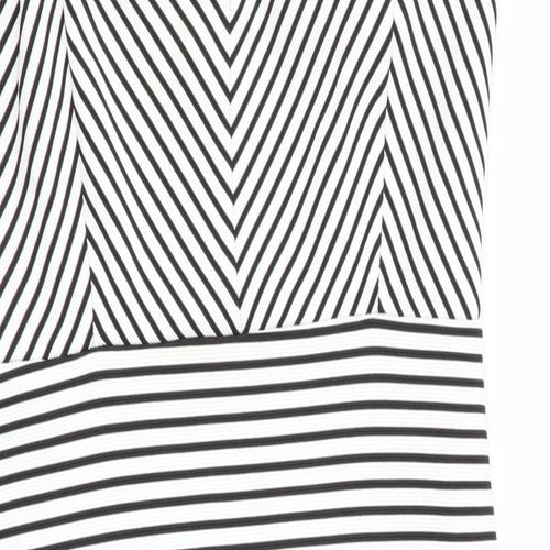 FOREVER 21 Womens Multicoloured Striped  Fit & Flare  Size XS