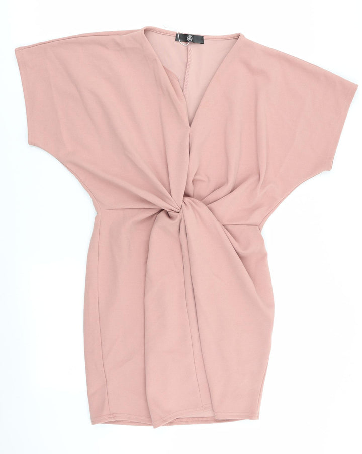 Missguided Womens Pink Fit & Flare Size 6