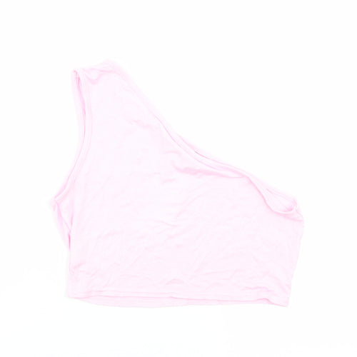 In the Style Womens Pink   Basic Tank Size 8  - crop