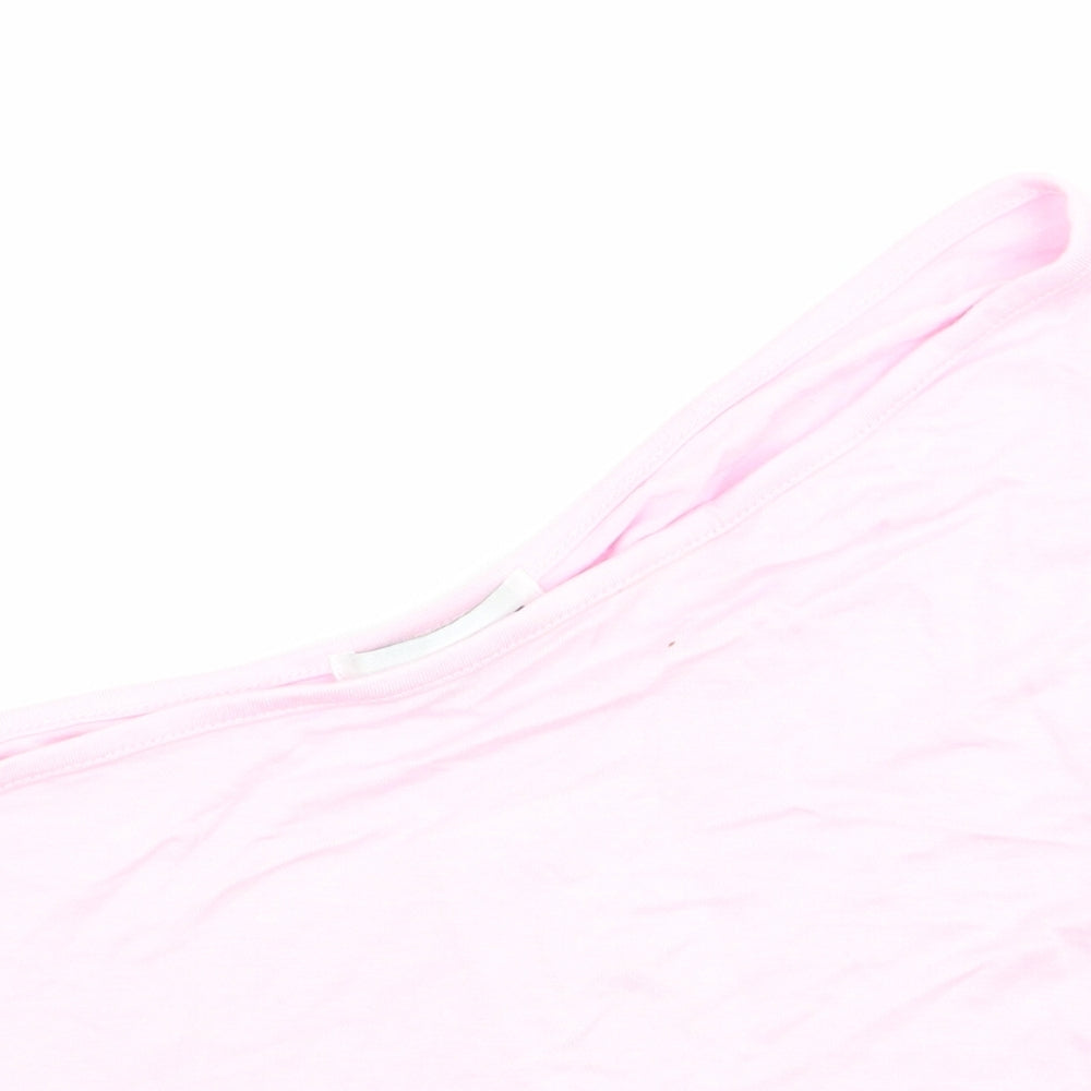 In the Style Womens Pink   Basic Tank Size 8  - crop