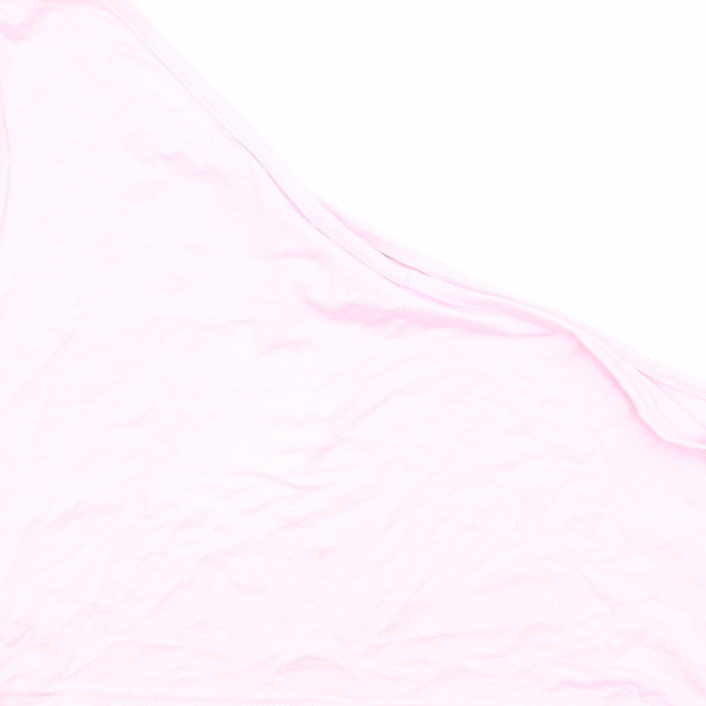 In the Style Womens Pink   Basic Tank Size 8  - crop