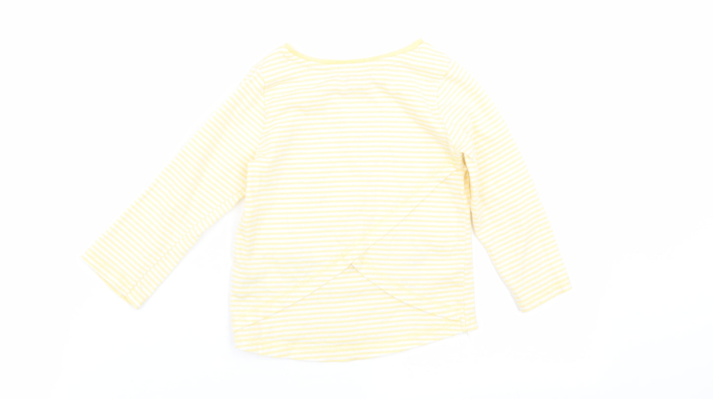 Nutmeg Girls Multicoloured Striped  Basic T-Shirt Size 18-24 Months