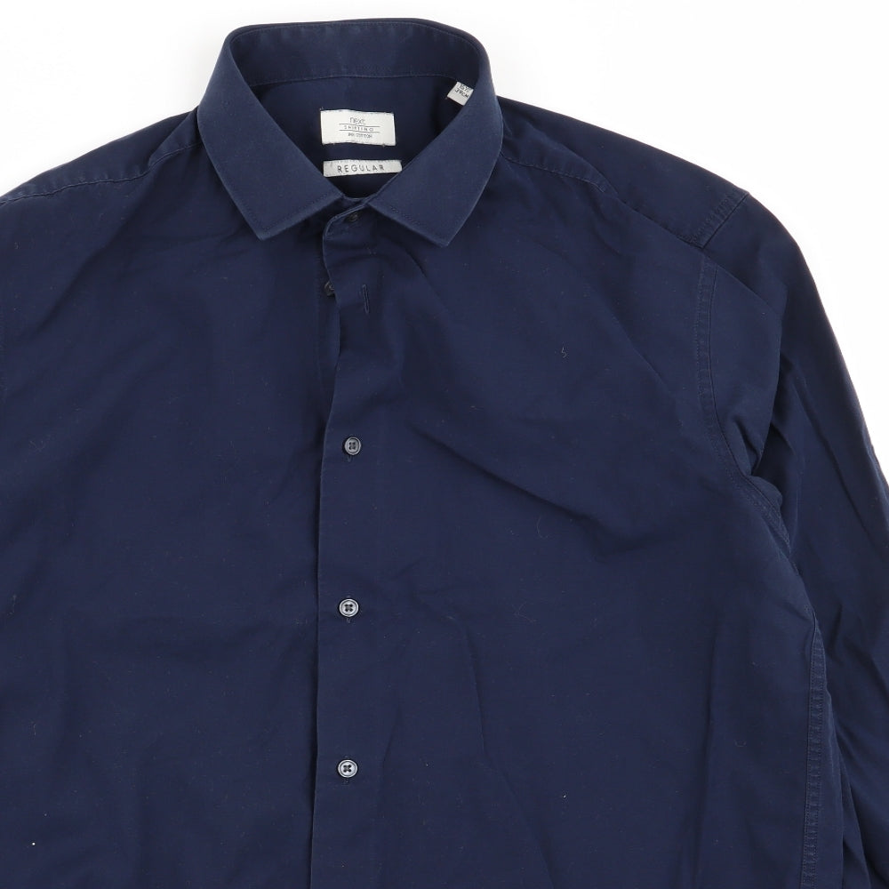 NEXT Mens Blue    Dress Shirt Size 15.5