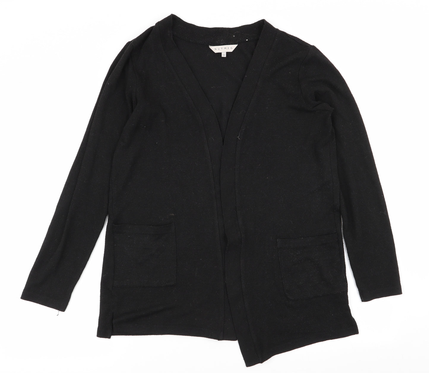 Nutmeg Womens Black   Cardigan Jumper Size 12