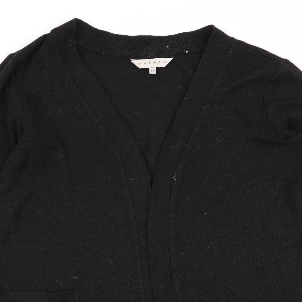 Nutmeg Womens Black   Cardigan Jumper Size 12