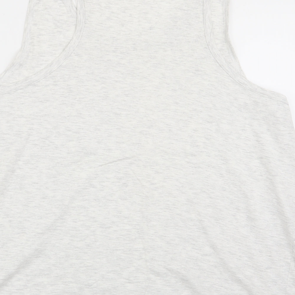 Divided by H&M Womens Grey   Basic Tank Size L