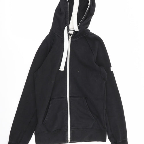 Reebok Mens Black   Full Zip Jumper Size XS