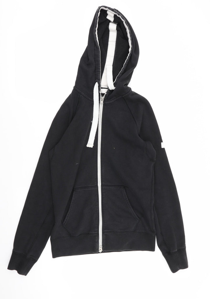 Reebok Mens Black Full Zip Jumper Size XS