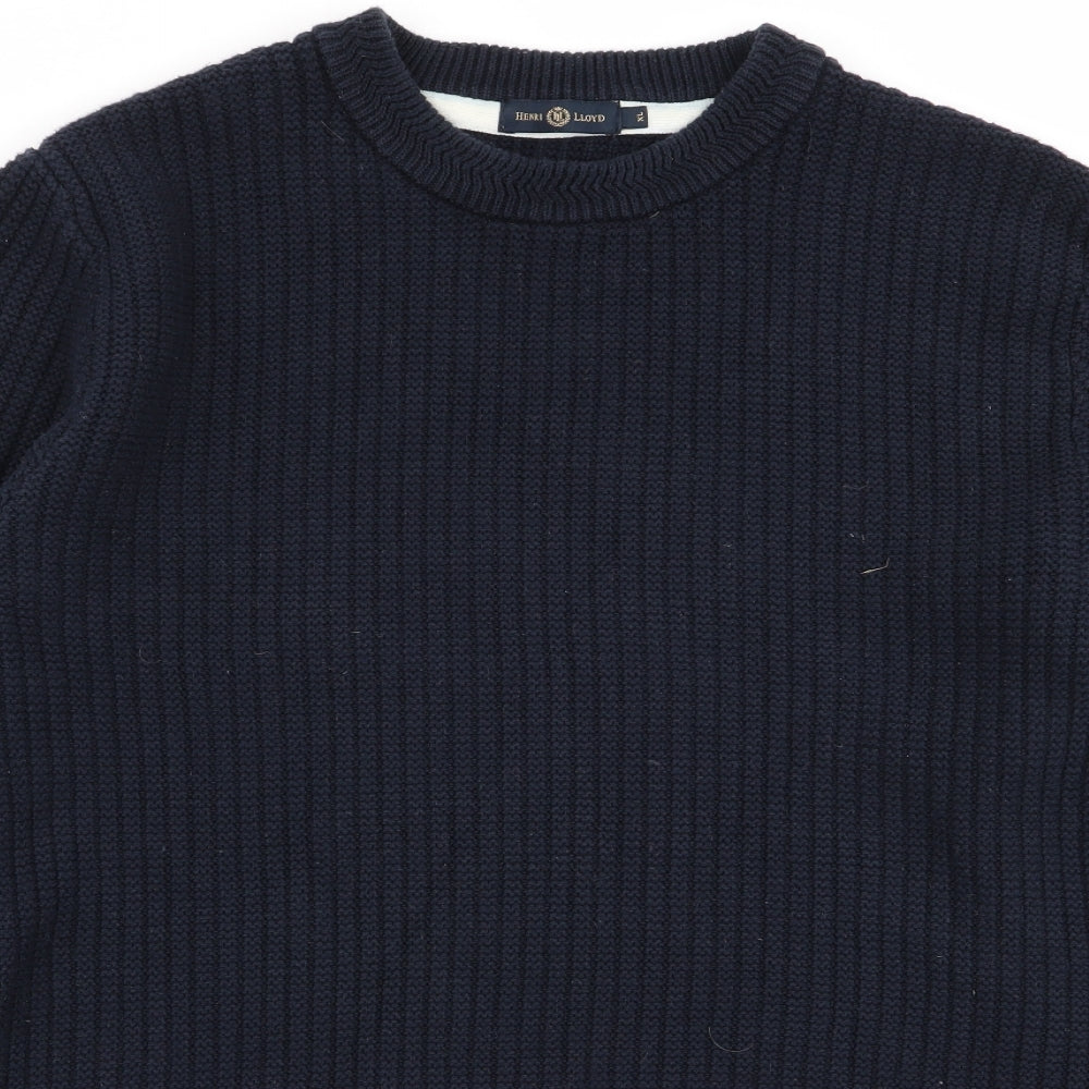 Henri Lloyd Mens Blue   Pullover Jumper Size XL