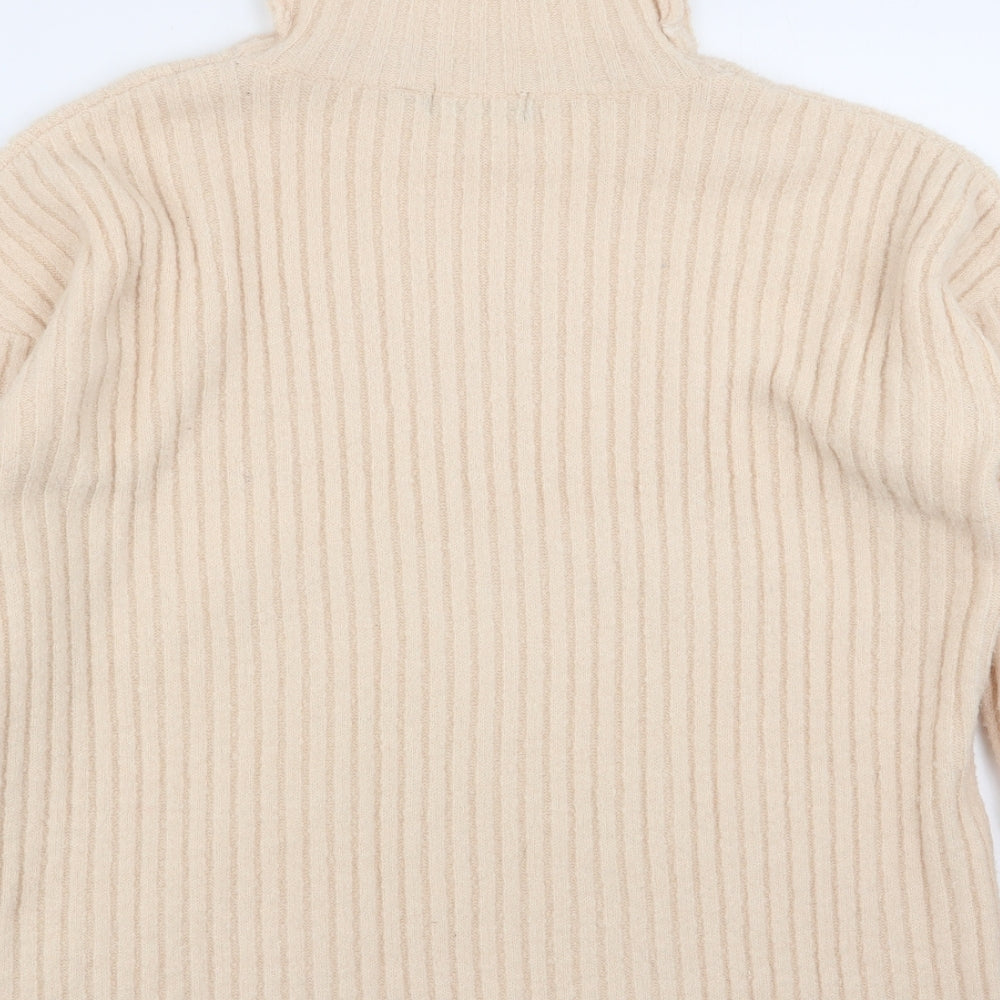 Brave Soul Womens Beige   Pullover Jumper Size M