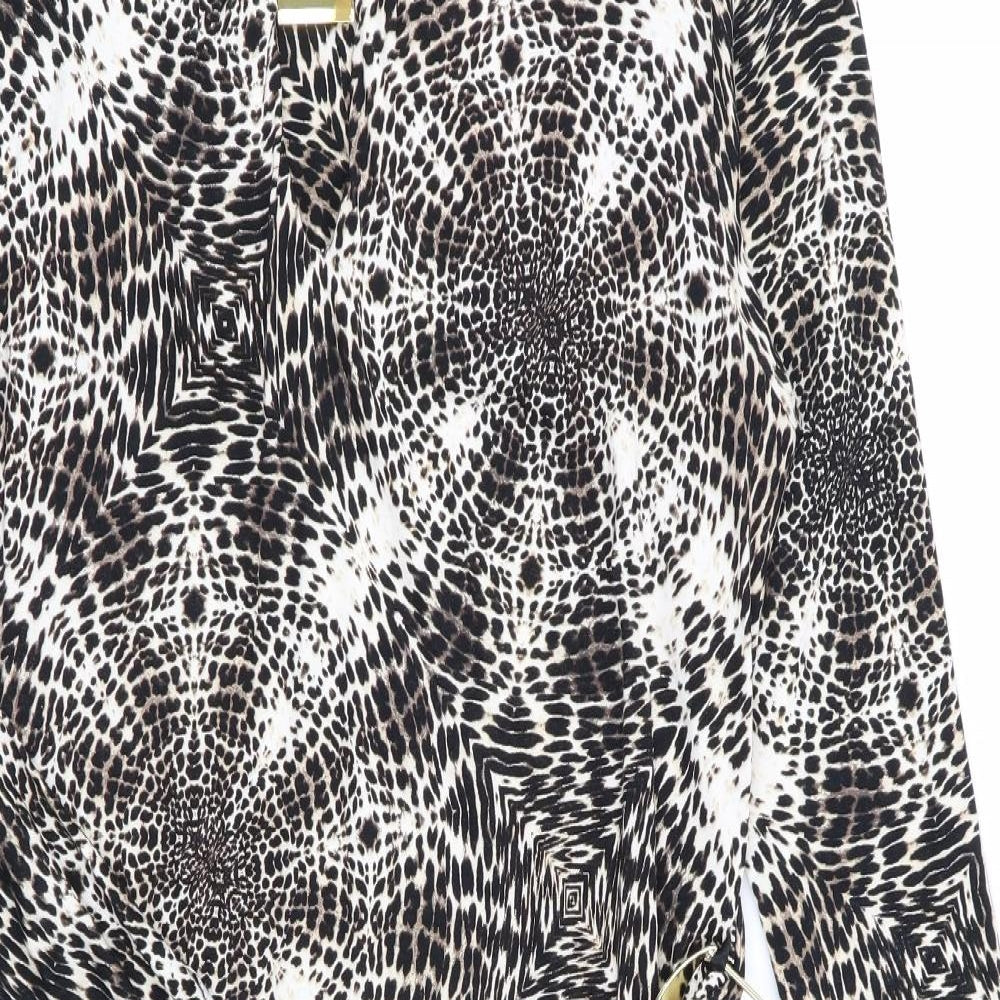 Wallis Womens Multicoloured Geometric  Fit & Flare  Size 14