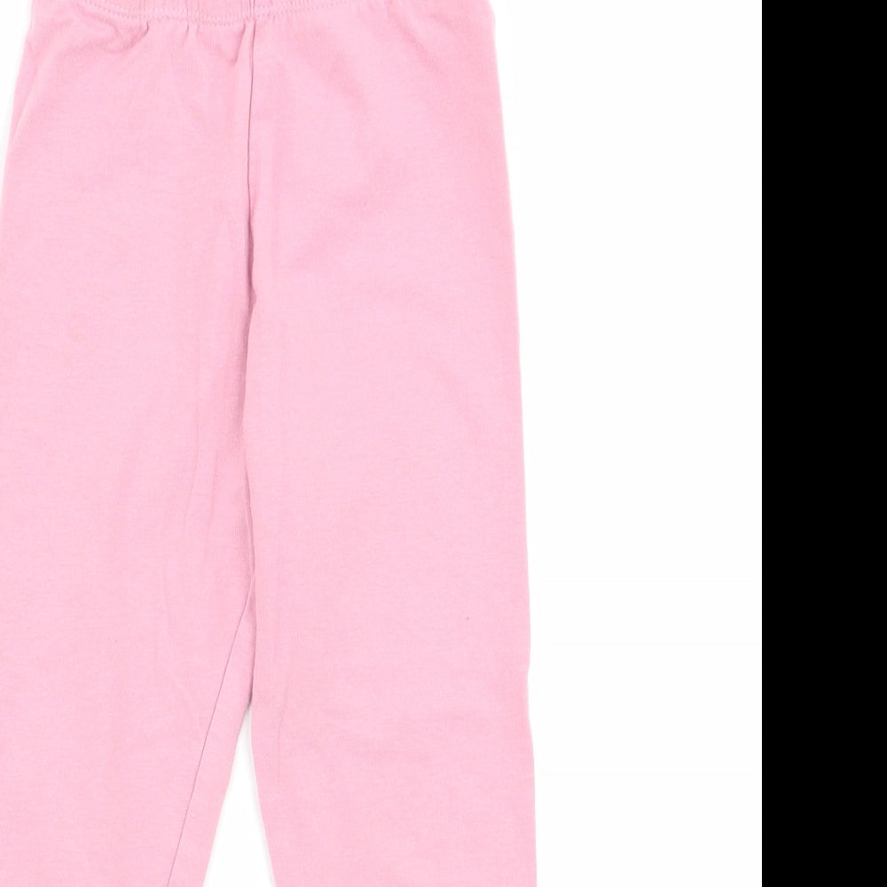 Matalan Girls Pink   Jogger Trousers Size 3-4 Years - legging