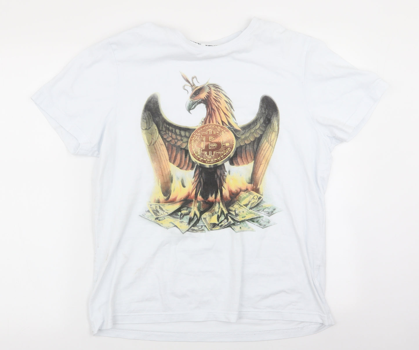 do your crypto Mens White    T-Shirt Size M