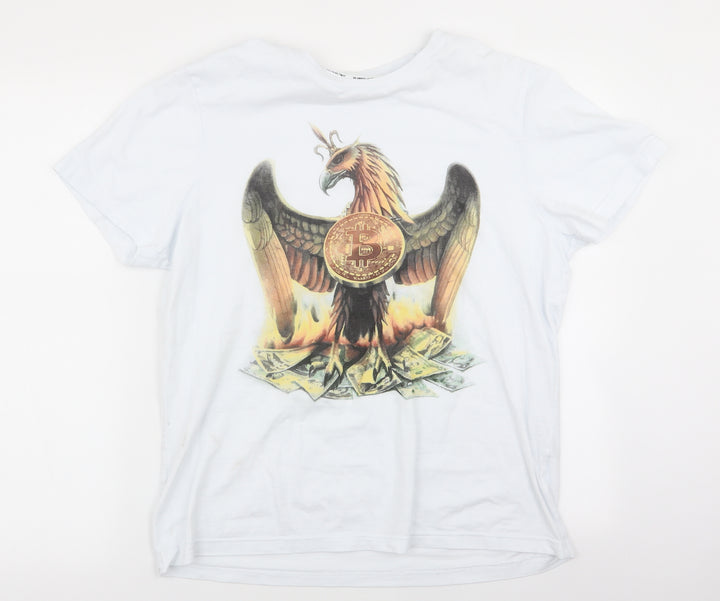 do your crypto Mens White    T-Shirt Size M