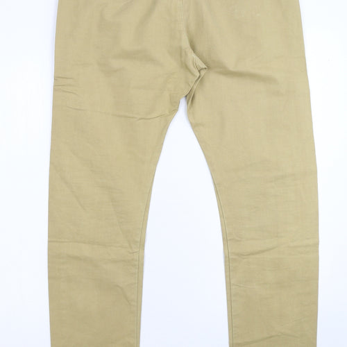 River Island Mens Beige   Chino Trousers Size 32 L32 in