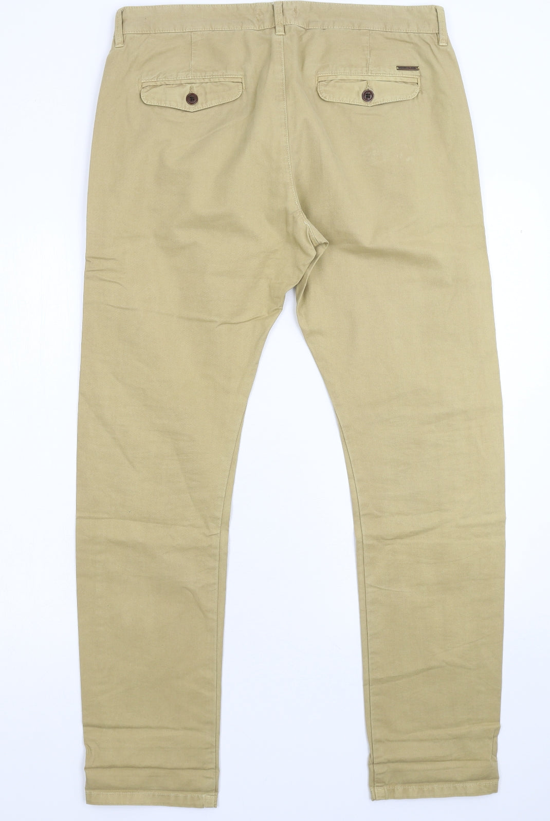 River Island Mens Beige   Chino Trousers Size 32 L32 in
