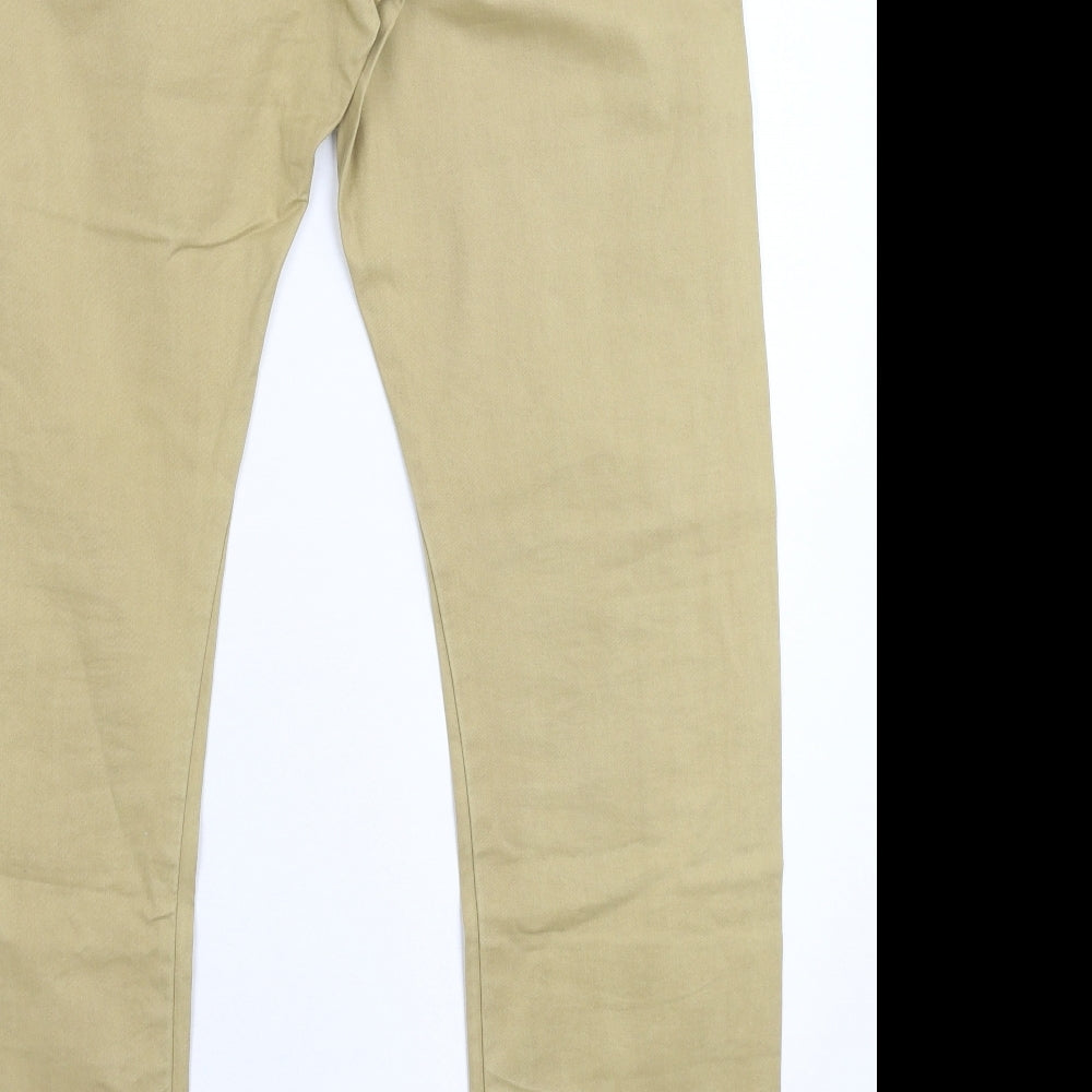 River Island Mens Beige   Chino Trousers Size 32 L32 in