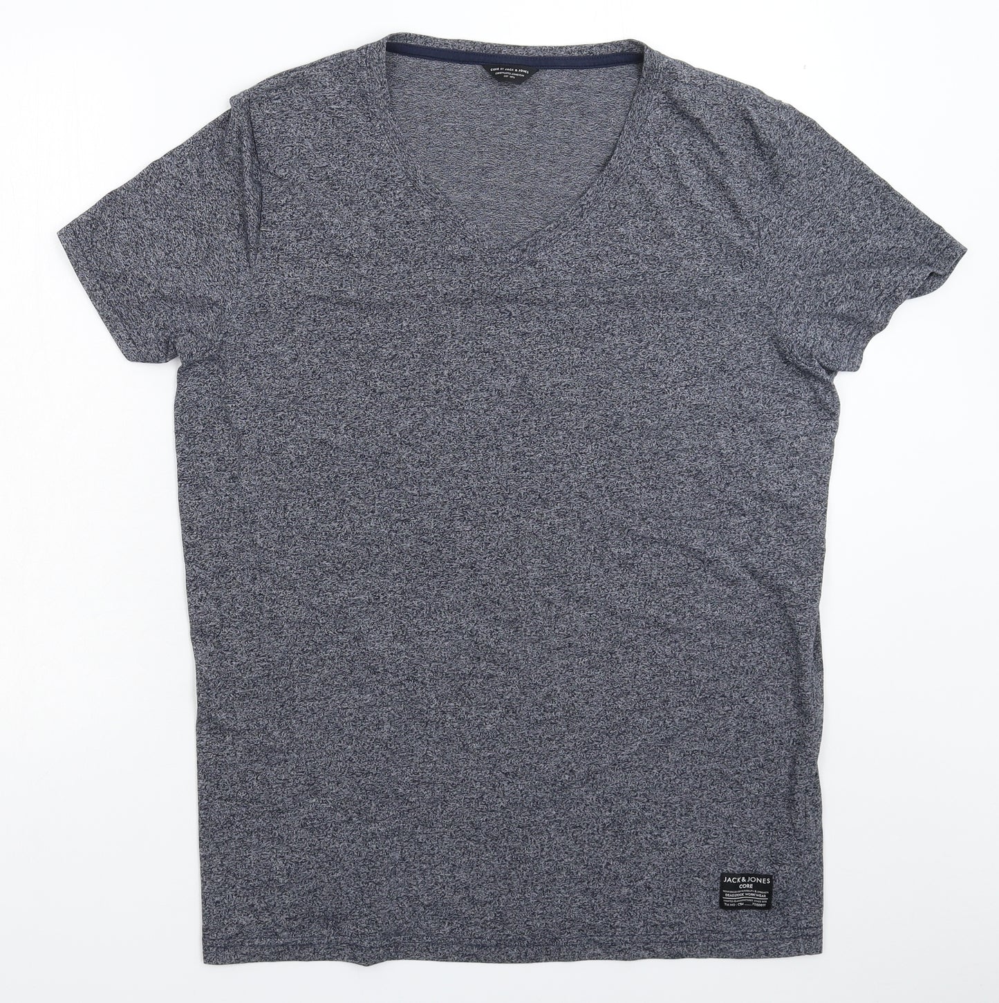JACK & JONES Mens Blue    T-Shirt Size XL