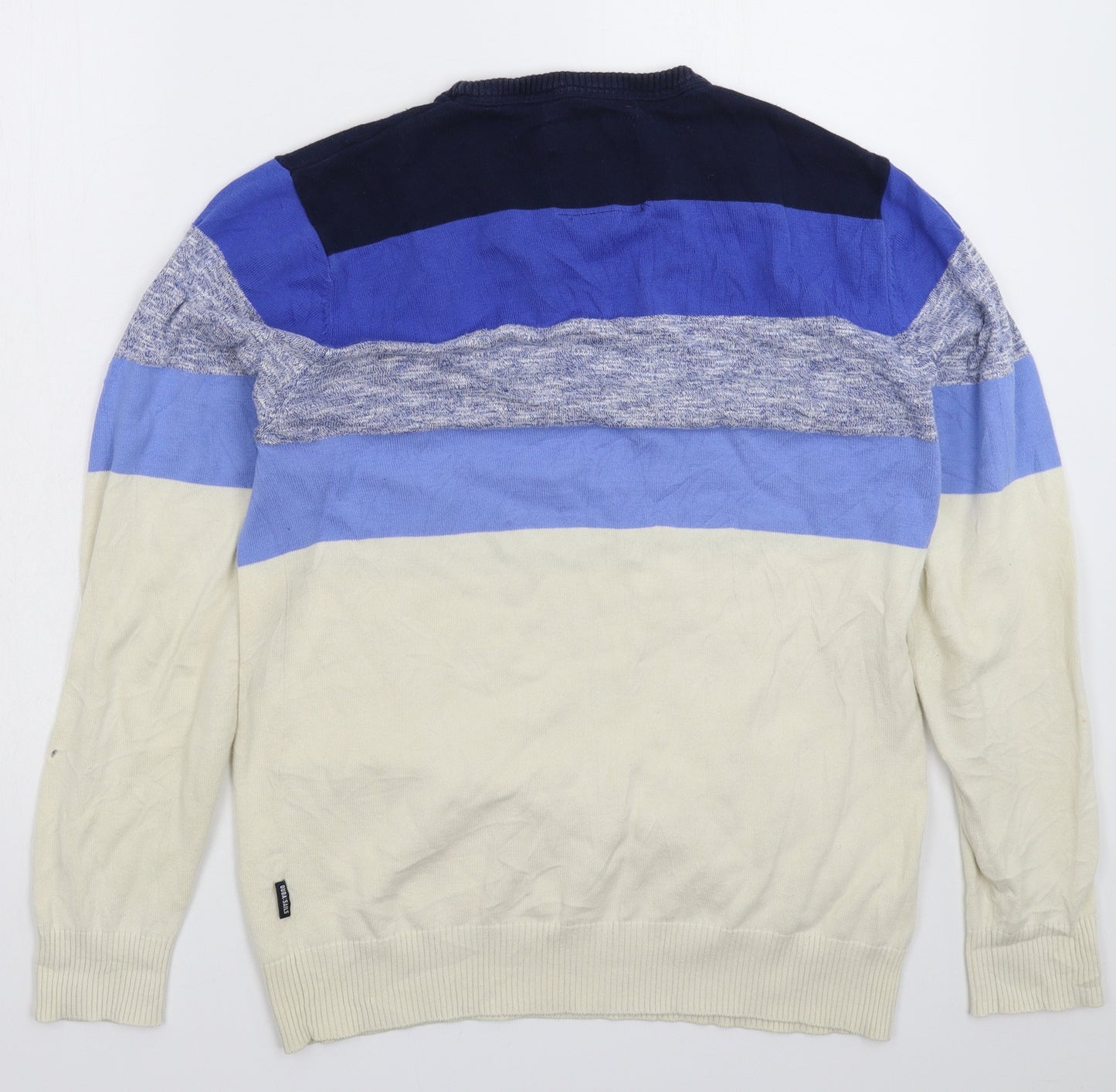 Quba Sails Mens Multicoloured  Knit Pullover Jumper Size M