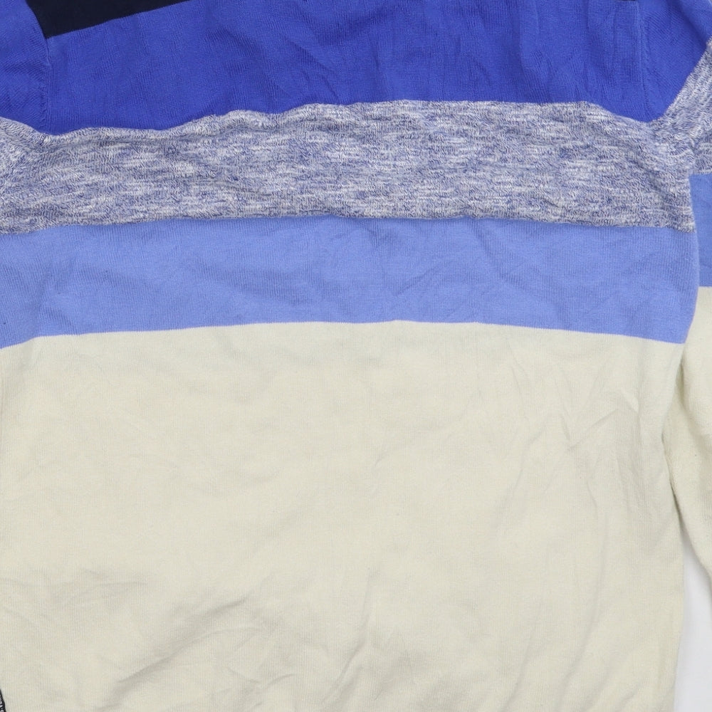 Quba Sails Mens Multicoloured  Knit Pullover Jumper Size M