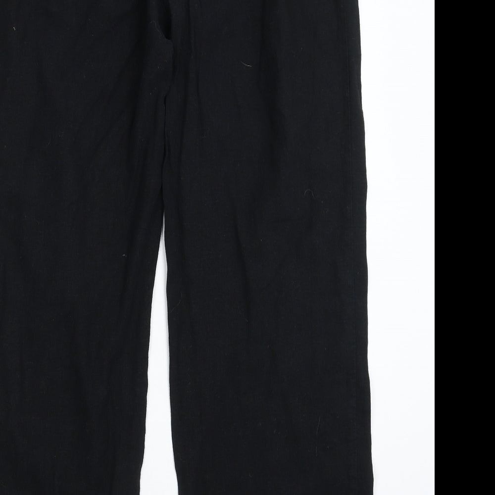 George Womens Black   Trousers  Size 12 L27 in