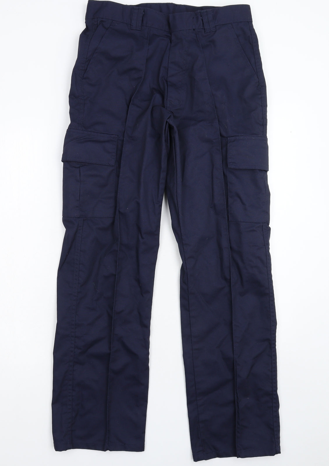 Uneek Mens Blue   Cargo Trousers Size 30 L30 in