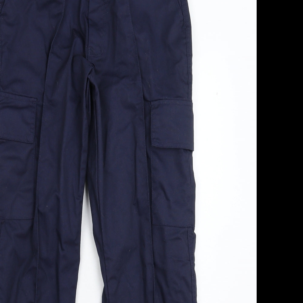 Uneek Mens Blue   Cargo Trousers Size 30 L30 in