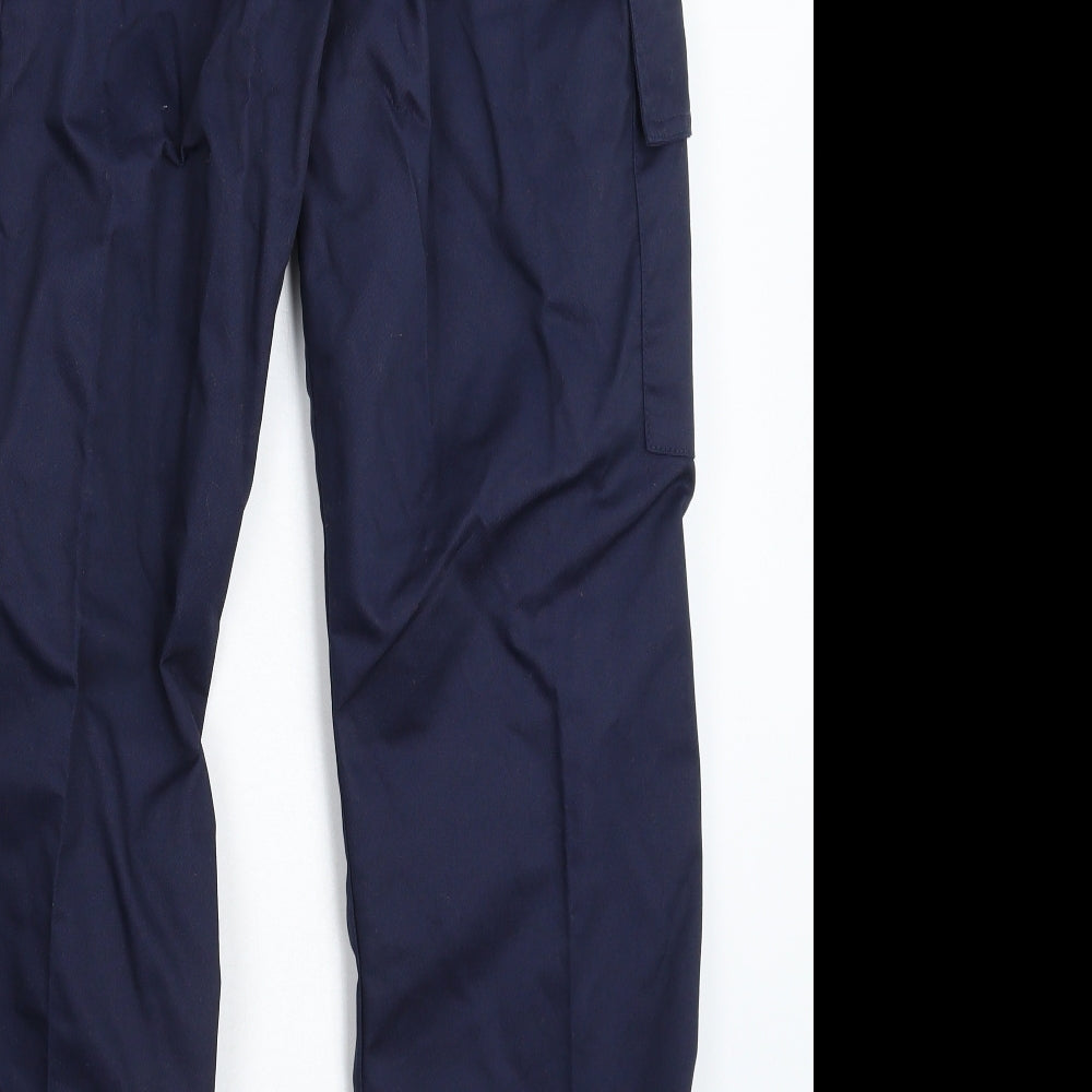 Uneek Mens Blue   Cargo Trousers Size 30 L30 in