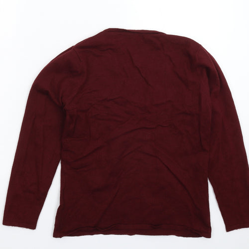 Casamia Womens Brown  Knit Pullover Jumper Size S