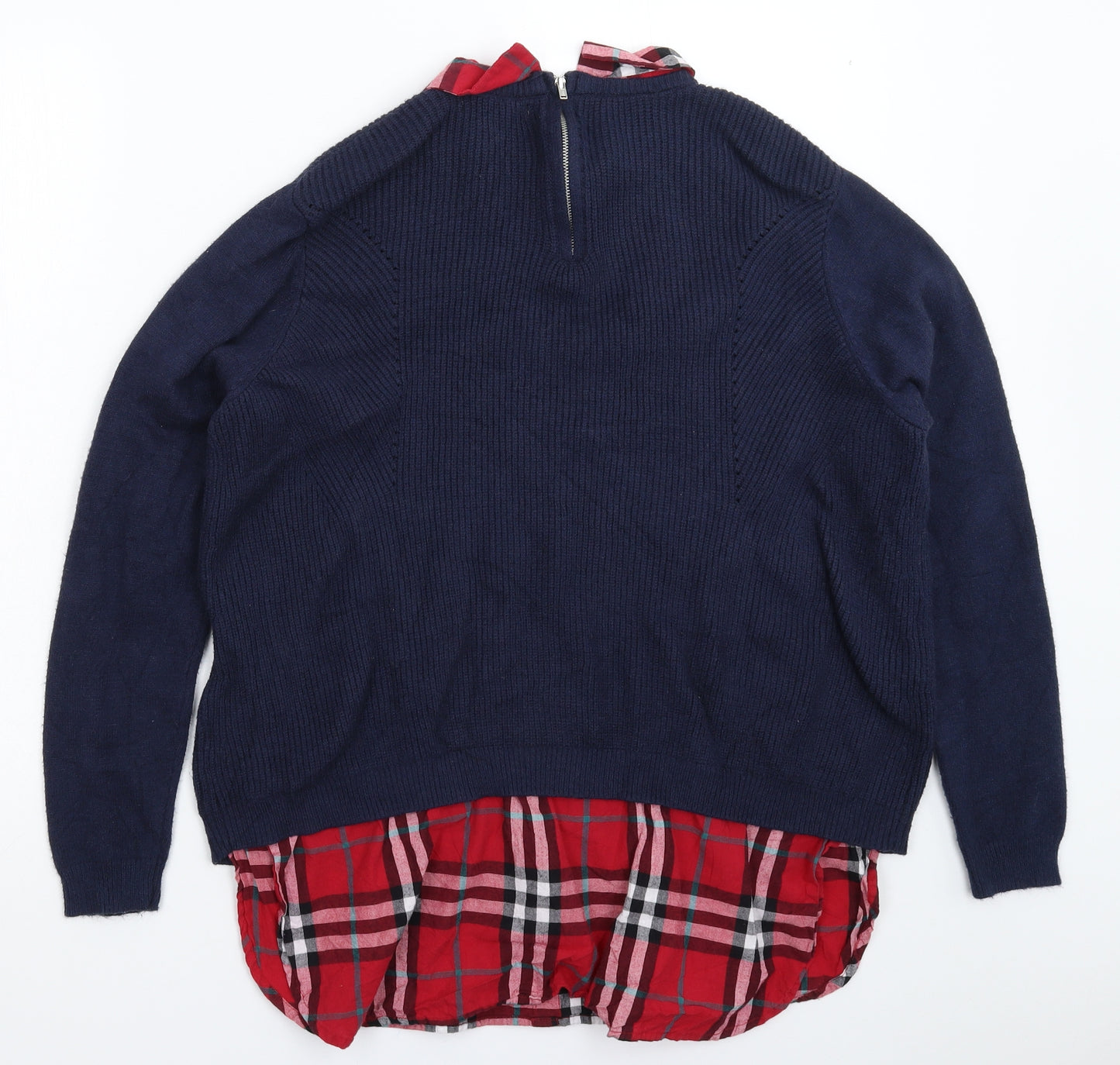 Primark Womens Blue  Knit Pullover Jumper Size 20
