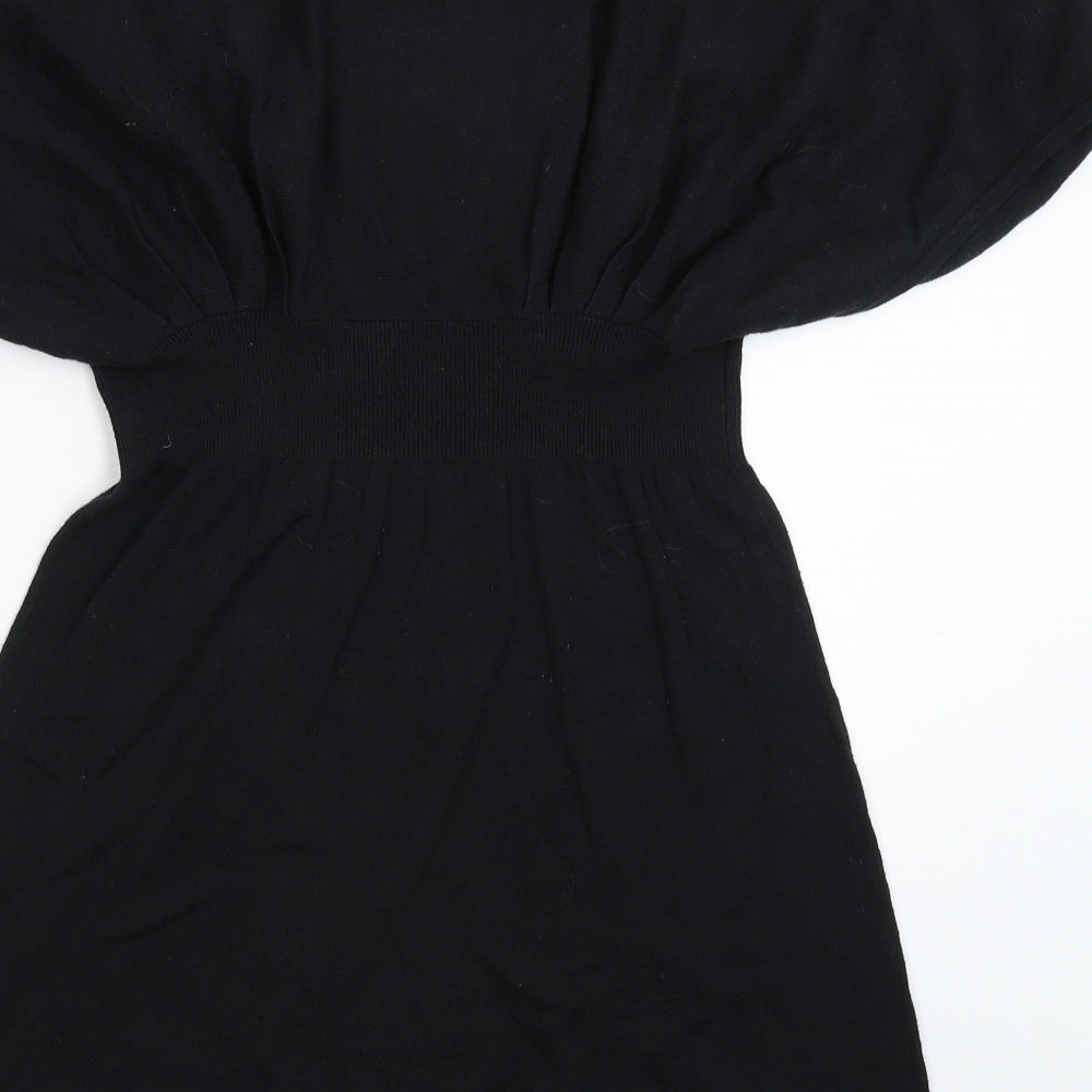 Atmosphere Womens Black  Knit Jumper Dress  Size 12