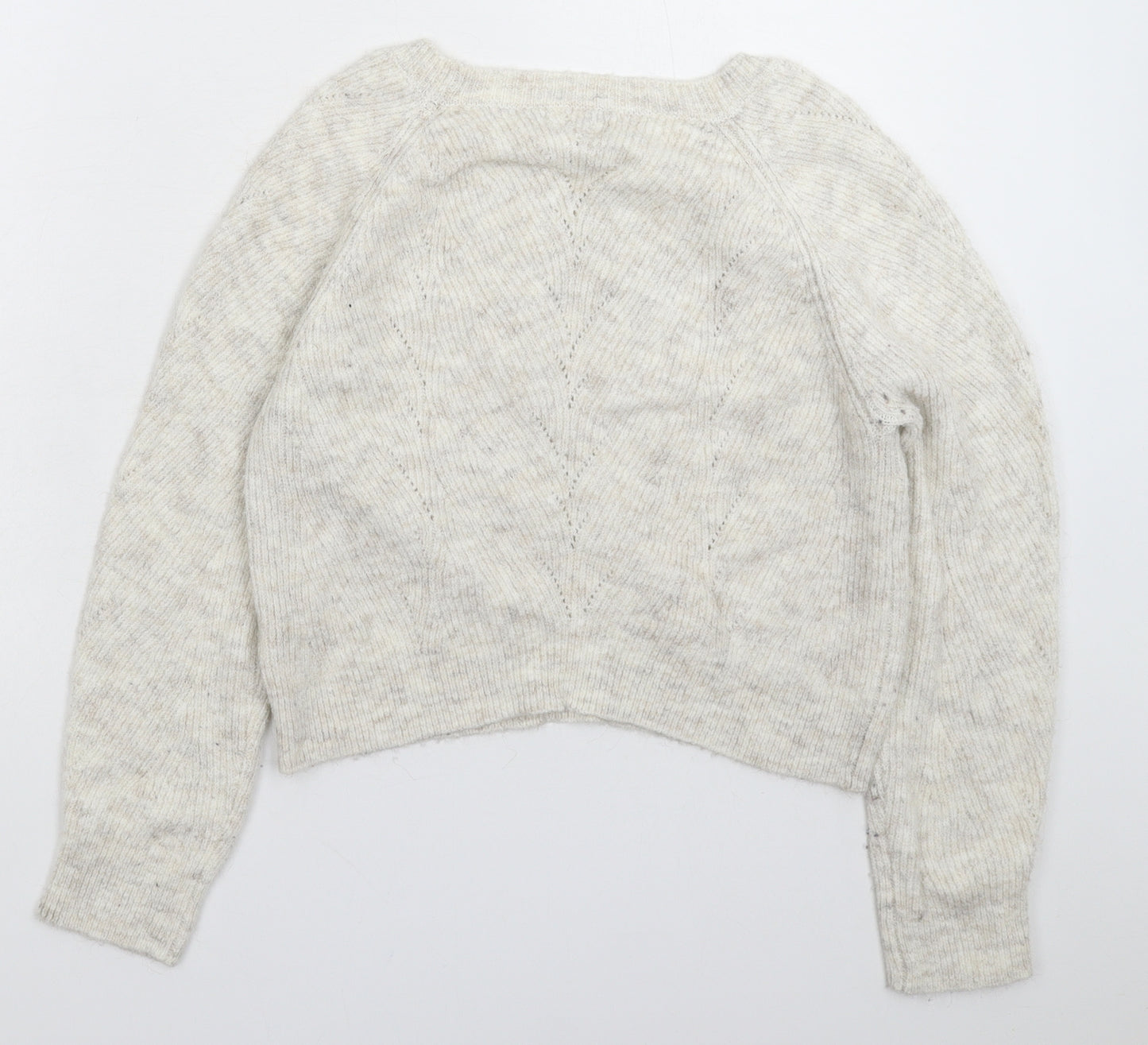 Kaisley Womens Grey  Knit Pullover Jumper Size S