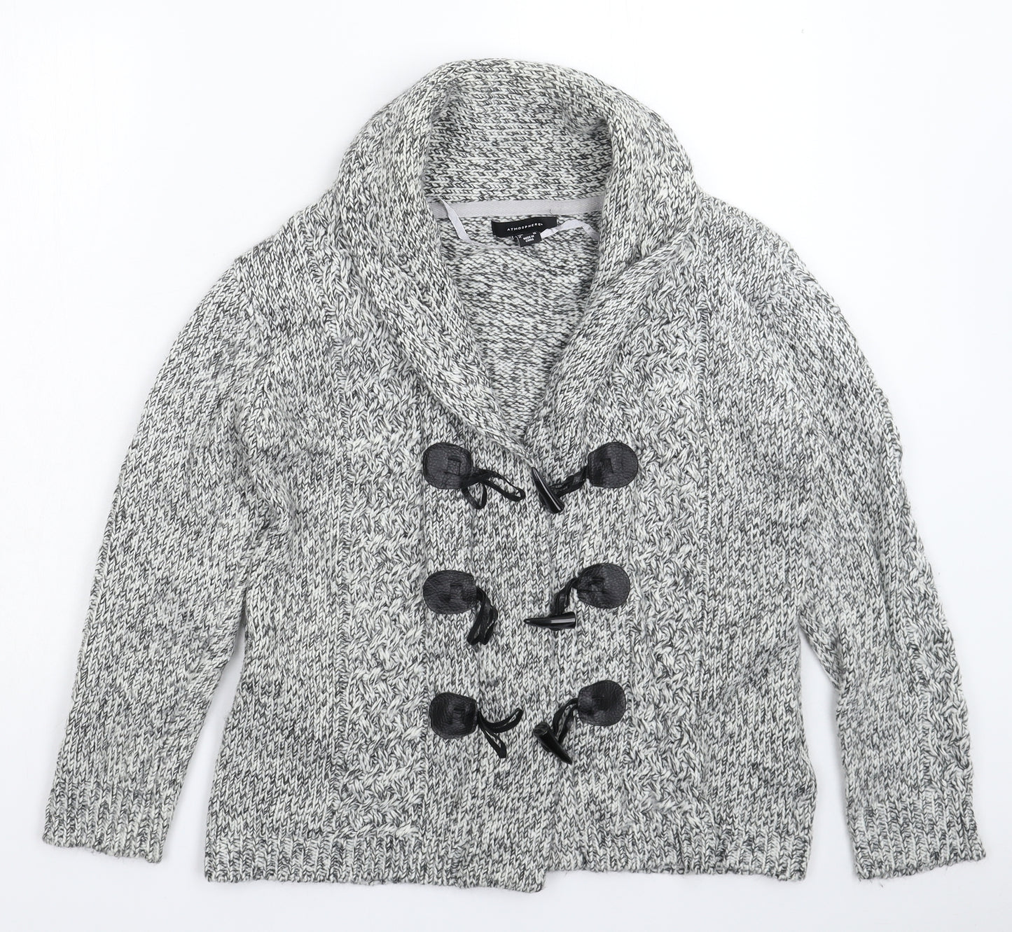 Atmosphere Womens Grey  Knit Cardigan Jumper Size 14