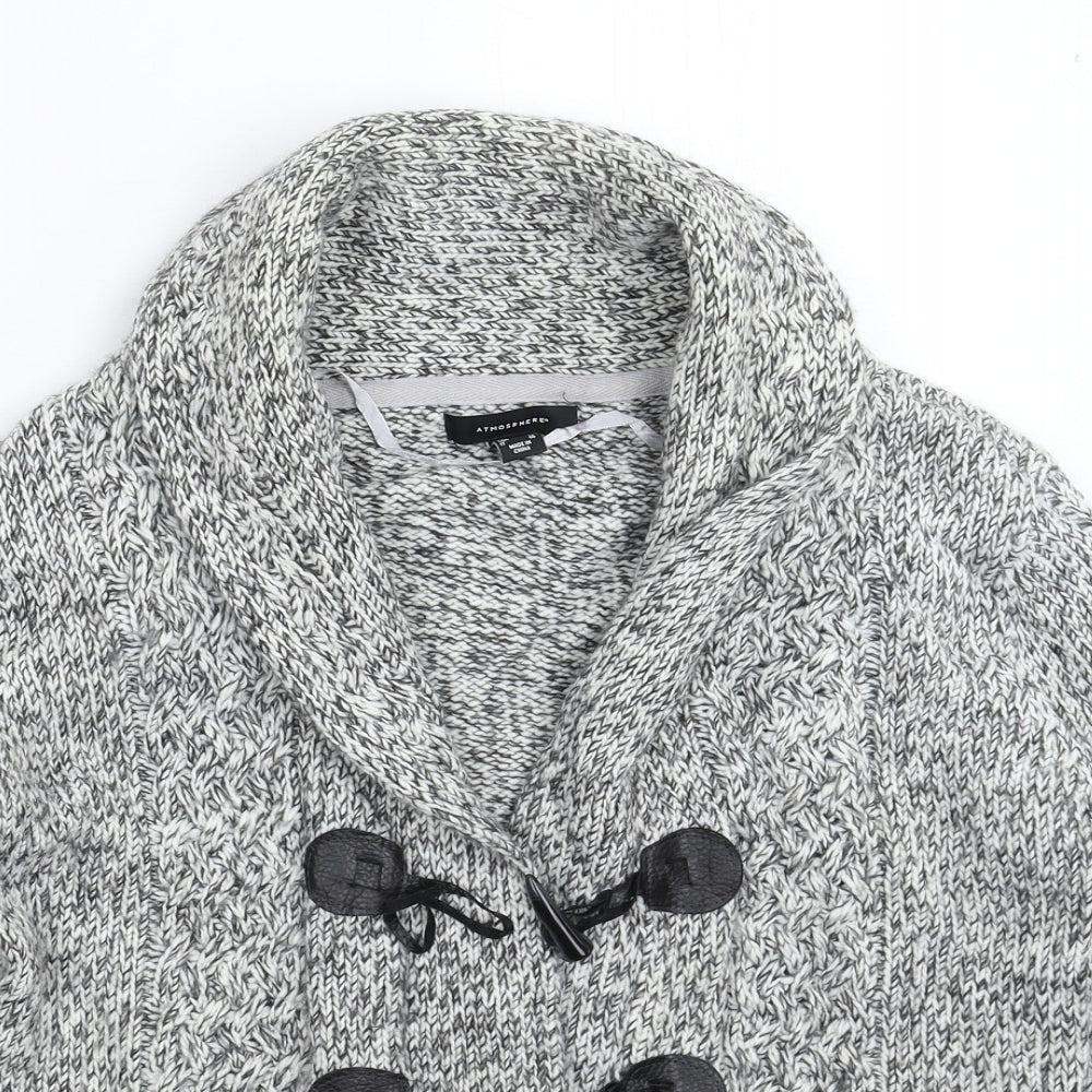 Atmosphere Womens Grey  Knit Cardigan Jumper Size 14
